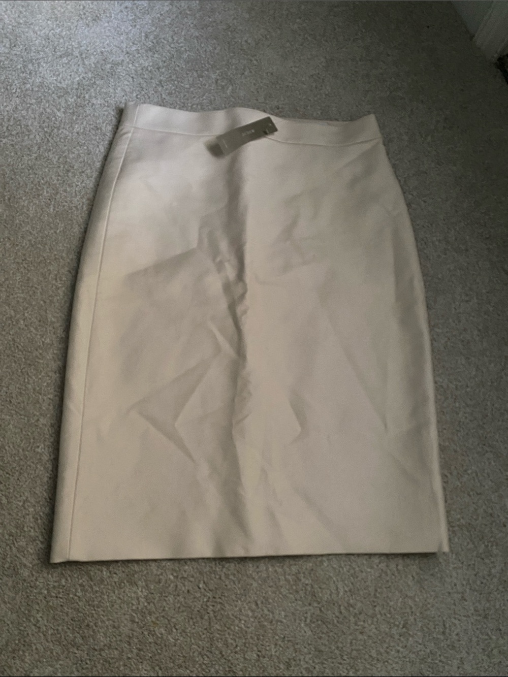 J. Crew Cream Pencil Skirt
